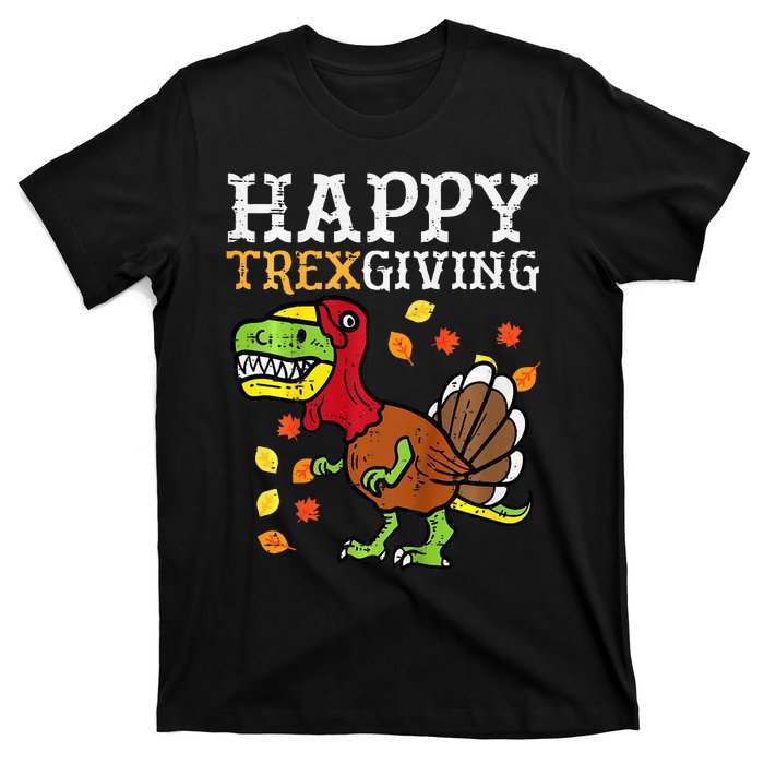 Dinosaur Thanksgiving Feast Celebration T-Shirt