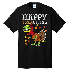 Dinosaur Thanksgiving Feast Celebration Tall T-Shirt