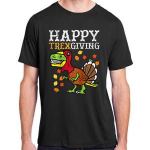 Dinosaur Thanksgiving Feast Celebration Adult ChromaSoft Performance T-Shirt