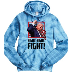 Donald Trump Fight Fighting Fighters Supporters Americans Tie Dye Hoodie