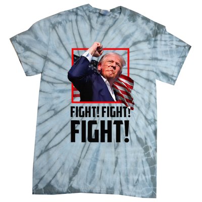 Donald Trump Fight Fighting Fighters Supporters Americans Tie-Dye T-Shirt