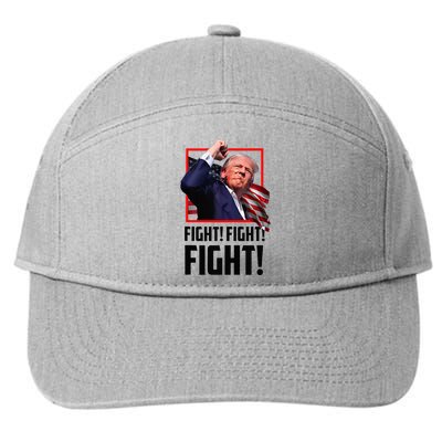 Donald Trump Fight Fighting Fighters Supporters Americans 7-Panel Snapback Hat