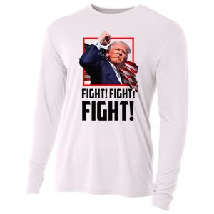 Donald Trump Fight Fighting Fighters Supporters Americans Cooling Performance Long Sleeve Crew