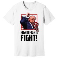 Donald Trump Fight Fighting Fighters Supporters Americans Premium T-Shirt