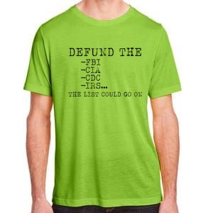 DEFUND THE FBI Adult ChromaSoft Performance T-Shirt