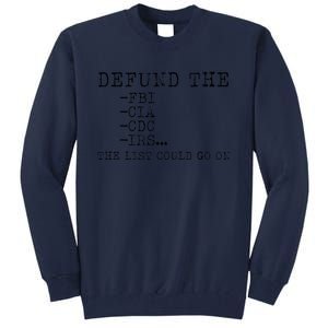 DEFUND THE FBI Tall Sweatshirt