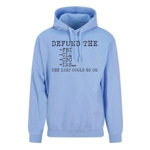 DEFUND THE FBI Unisex Surf Hoodie