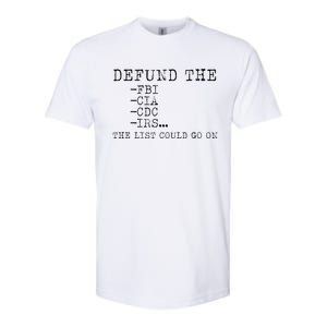 DEFUND THE FBI Softstyle CVC T-Shirt