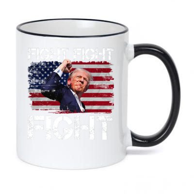 Donald Trump Fight Fight Fight 11oz Black Color Changing Mug