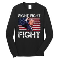 Donald Trump Fight Fight Fight Long Sleeve Shirt