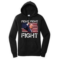 Donald Trump Fight Fight Fight Women's Pullover Hoodie