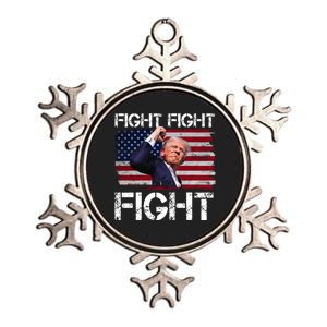 Donald Trump Fight Fight Fight Metallic Star Ornament