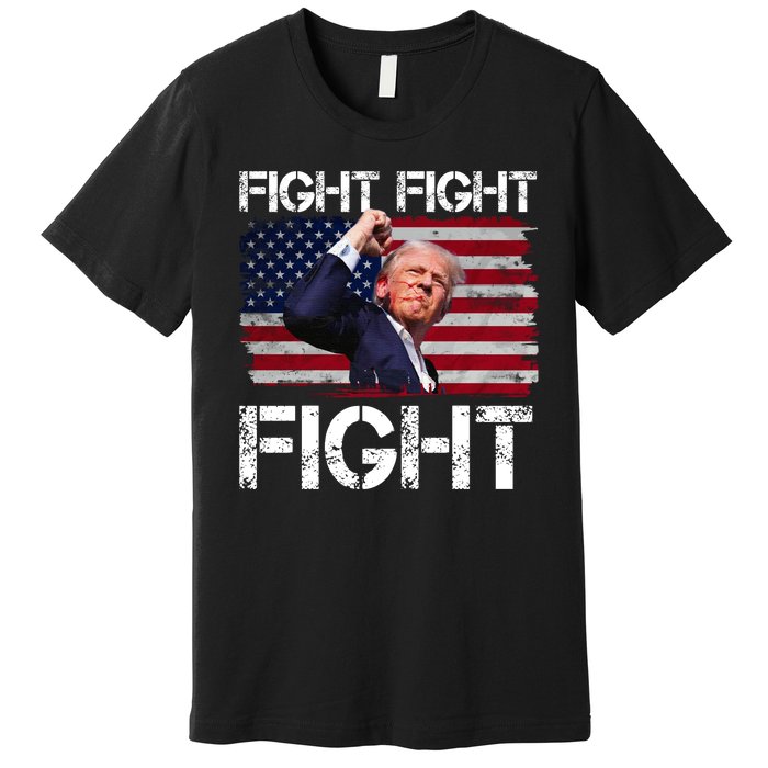 Donald Trump Fight Fight Fight Premium T-Shirt