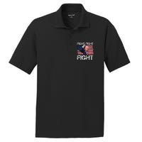 Donald Trump Fight Fight Fight PosiCharge RacerMesh Polo