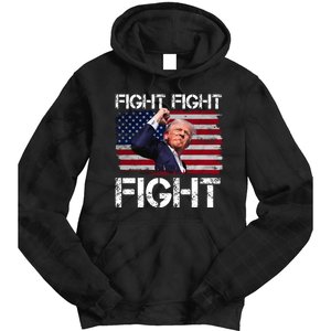 Donald Trump Fight Fight Fight Tie Dye Hoodie