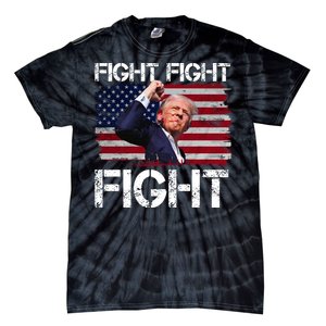 Donald Trump Fight Fight Fight Tie-Dye T-Shirt