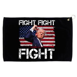 Donald Trump Fight Fight Fight Grommeted Golf Towel