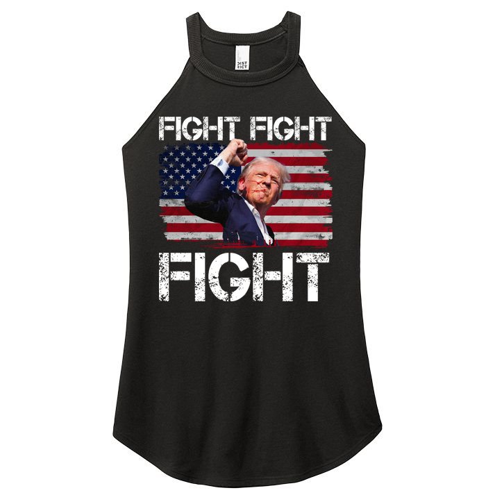 Donald Trump Fight Fight Fight Women's Perfect Tri Rocker Tank