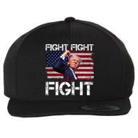 Donald Trump Fight Fight Fight Wool Snapback Cap