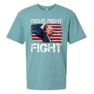 Donald Trump Fight Fight Fight Sueded Cloud Jersey T-Shirt