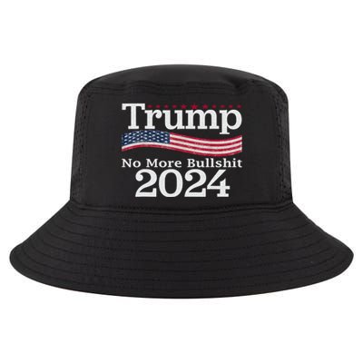 Donald Trump For President 2024 No More Bullshit Cool Comfort Performance Bucket Hat