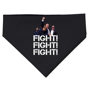 Donald Trump Fight Fight Fight Save America USA-Made Doggie Bandana