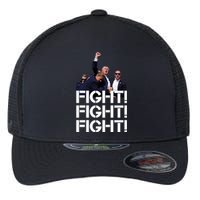 Donald Trump Fight Fight Fight Save America Flexfit Unipanel Trucker Cap