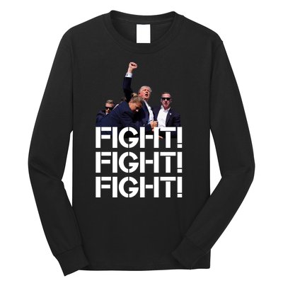 Donald Trump Fight Fight Fight Save America Long Sleeve Shirt