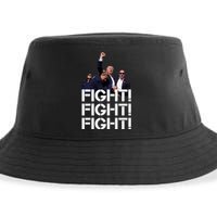 Donald Trump Fight Fight Fight Save America Sustainable Bucket Hat