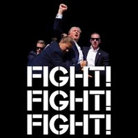 Donald Trump Fight Fight Fight Save America Button