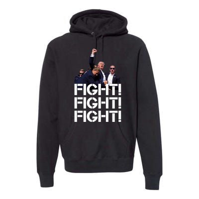 Donald Trump Fight Fight Fight Save America Premium Hoodie