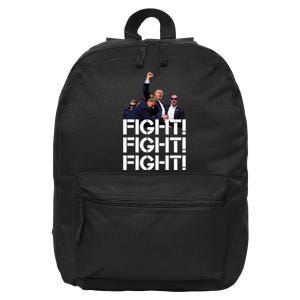 Donald Trump Fight Fight Fight Save America 16 in Basic Backpack