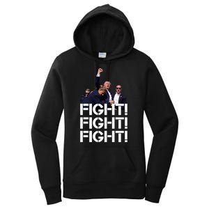 Donald Trump Fight Fight Fight Save America Women's Pullover Hoodie