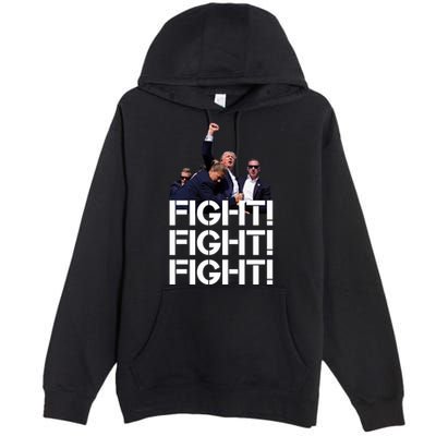 Donald Trump Fight Fight Fight Save America Premium Pullover Hoodie