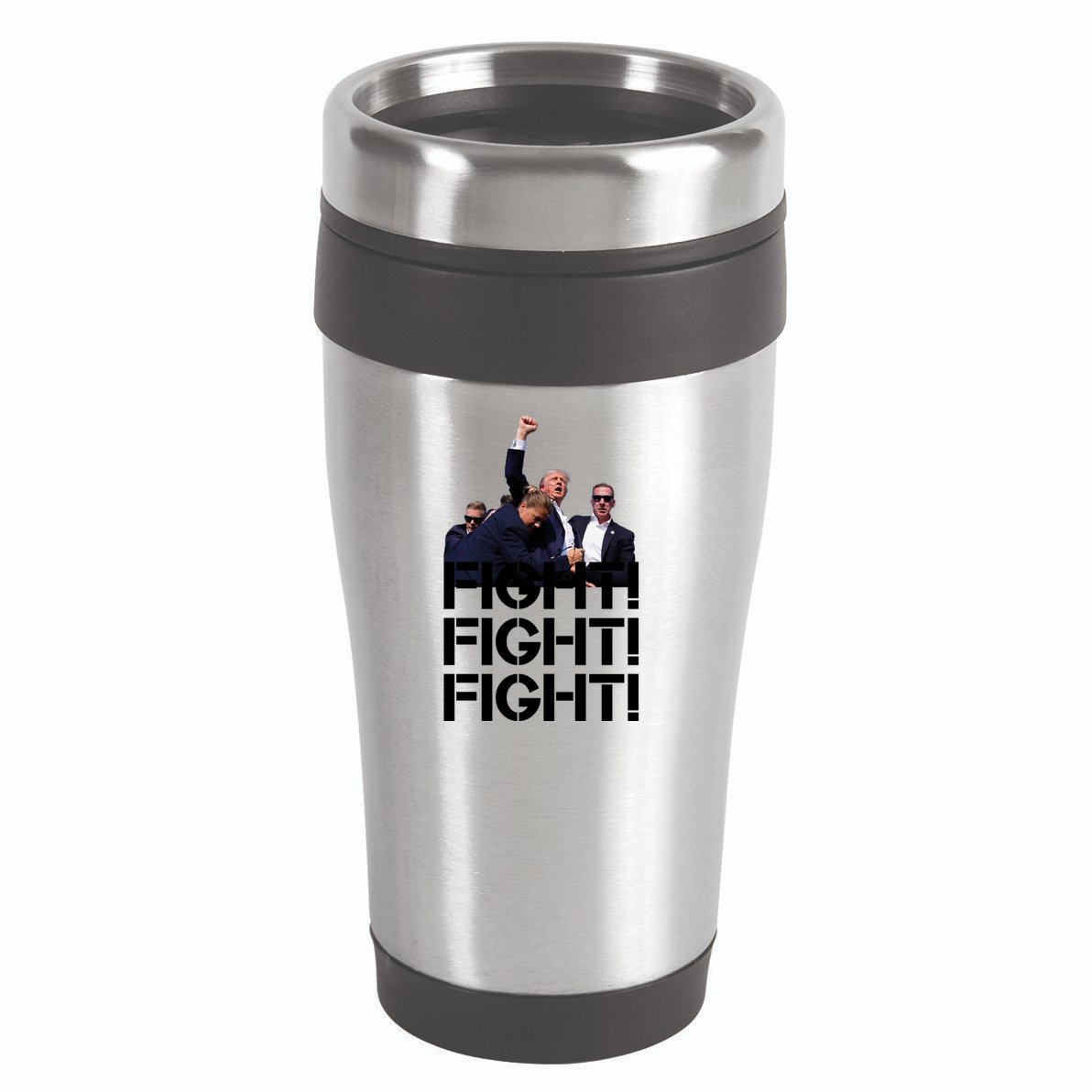 Donald Trump Fight Fight Fight Save America 16oz Travel Tumbler