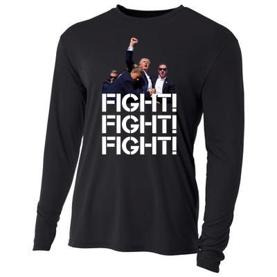 Donald Trump Fight Fight Fight Save America Cooling Performance Long Sleeve Crew