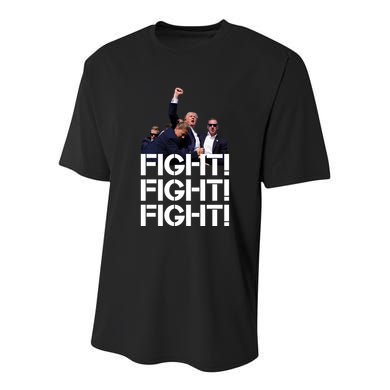 Donald Trump Fight Fight Fight Save America Youth Performance Sprint T-Shirt