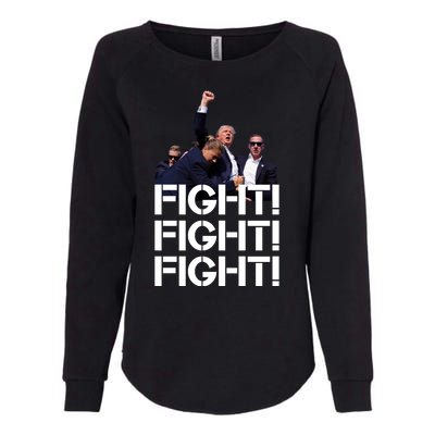 Donald Trump Fight Fight Fight Save America Womens California Wash Sweatshirt