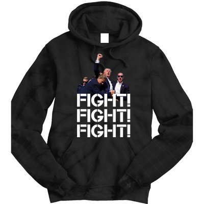 Donald Trump Fight Fight Fight Save America Tie Dye Hoodie