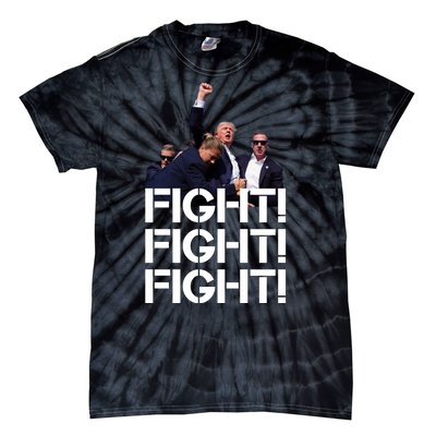 Donald Trump Fight Fight Fight Save America Tie-Dye T-Shirt