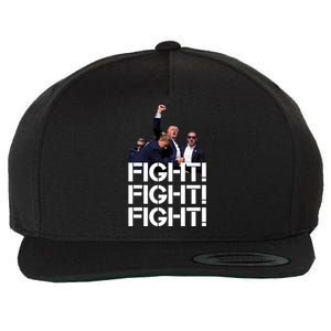 Donald Trump Fight Fight Fight Save America Wool Snapback Cap