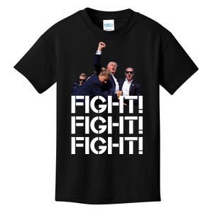 Donald Trump Fight Fight Fight Save America Kids T-Shirt