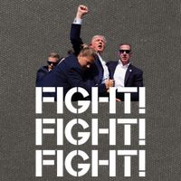 Donald Trump Fight Fight Fight Save America Cotton Canvas Backpack