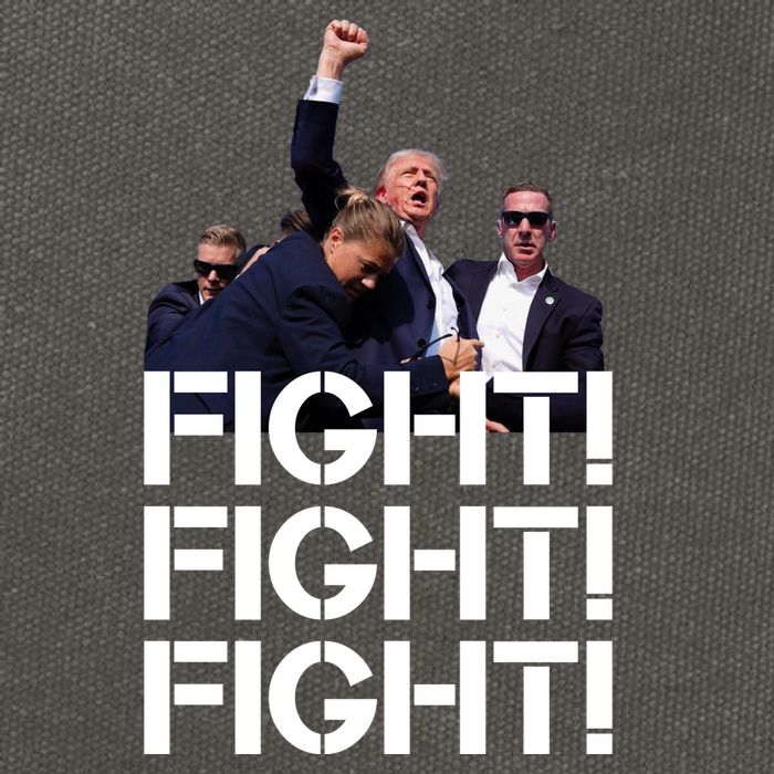 Donald Trump Fight Fight Fight Save America Cotton Canvas Backpack