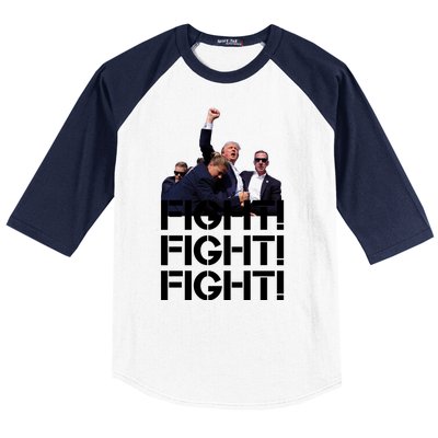 Donald Trump Fight Fight Fight Save America Baseball Sleeve Shirt