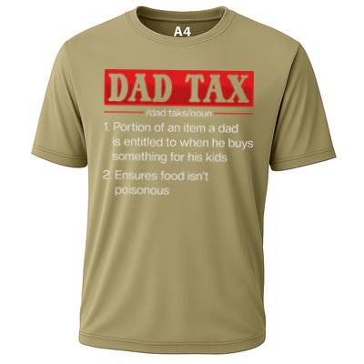 Dad Tax Funny Dad Tax Definition Fathers Day Cooling Performance Crew T-Shirt