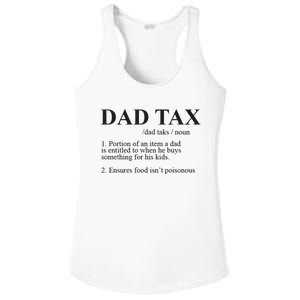 Dad Tax Funny Fathers Day Gift For Daddy Ladies PosiCharge Competitor Racerback Tank