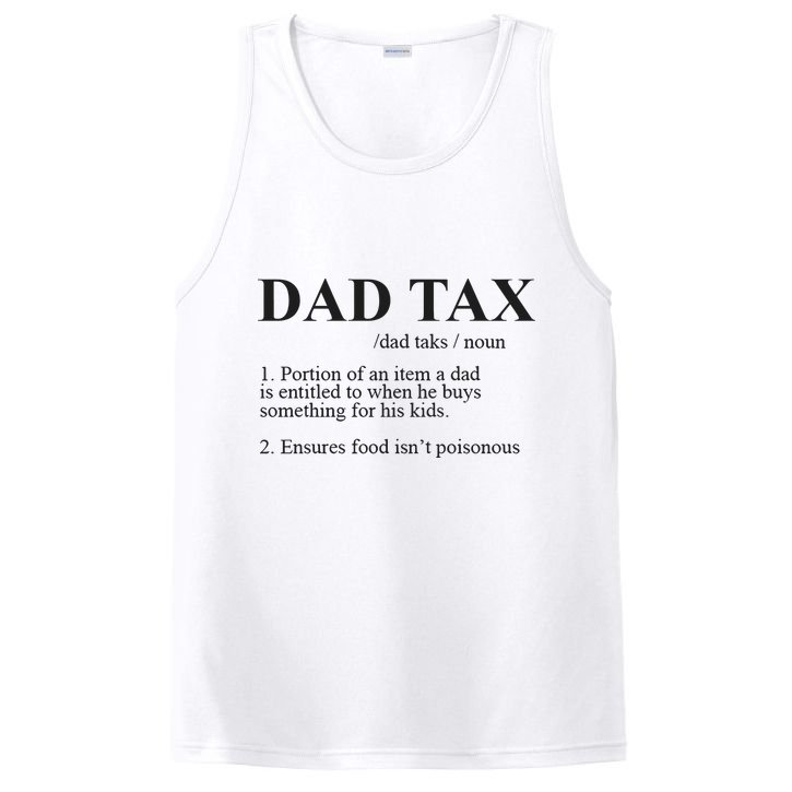 Dad Tax Funny Fathers Day Gift For Daddy PosiCharge Competitor Tank