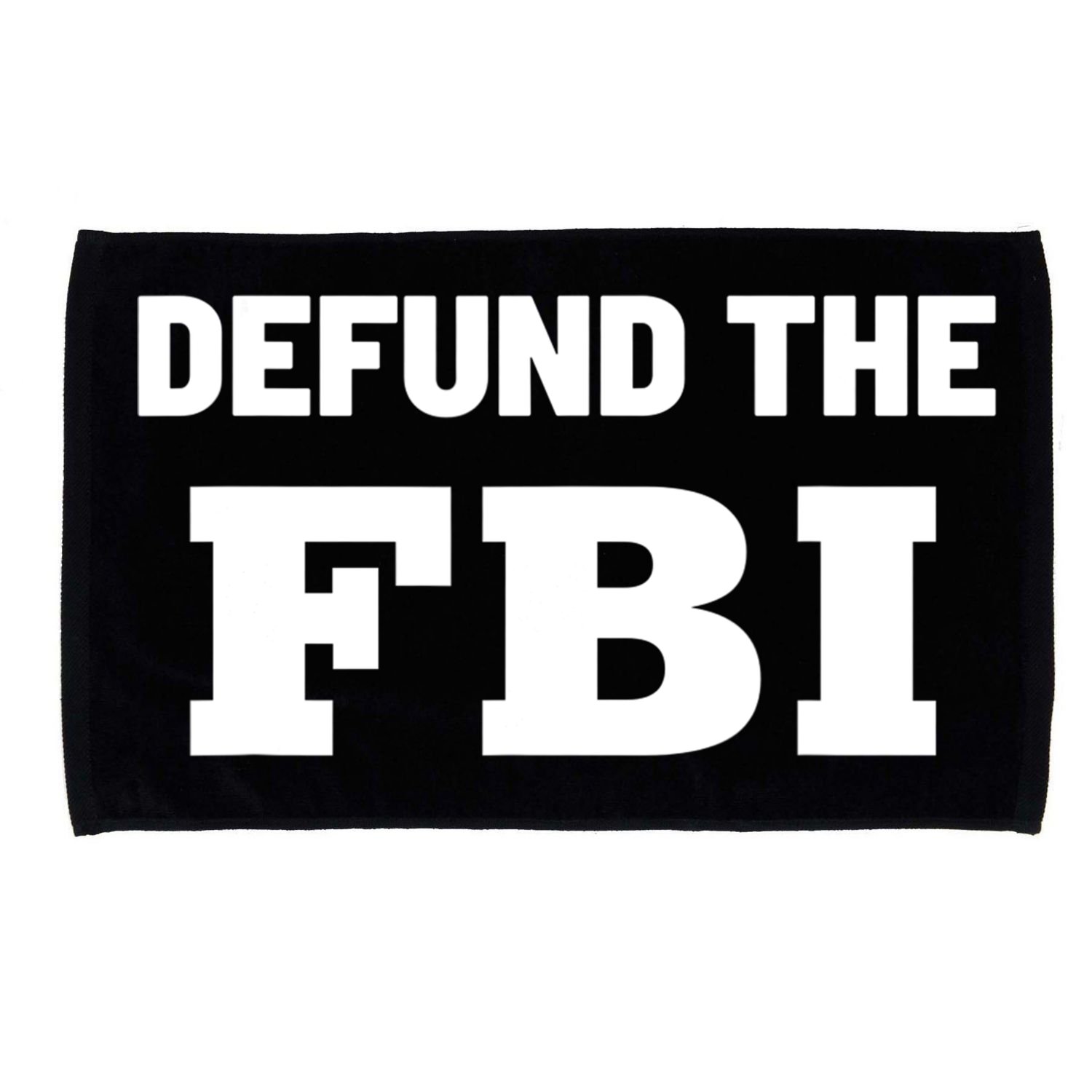 Defund The FBI Federal Bureau, Anti FBI Corruption Microfiber Hand Towel