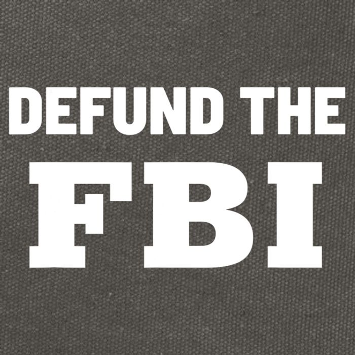 Defund The FBI Federal Bureau, Anti FBI Corruption Cotton Canvas Backpack
